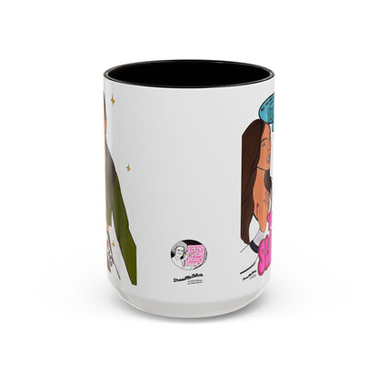 RHORI Kelsey vs. Rosie SLAM PIG, Ceramic Mug, (11oz, 15oz) featuring Kelsey Swanson & Rosie Woods