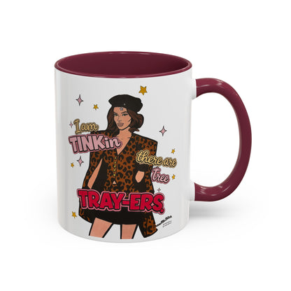 Traitors Maura Tinks Tree Tray-ers, Ceramic Mug, Various Sizes & Colors, featuring Maura Higgins