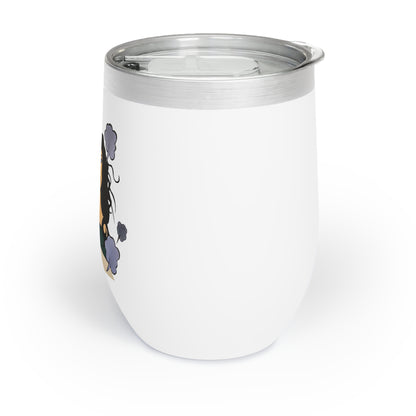 RHONJ Prostitution Whore, featuring Teresa Guidice, 12oz Wine Tumbler