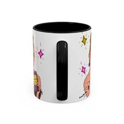 RHOM Marysol Cockies, Ceramic Mug, (11oz, 15oz) featuring Marysol Patton