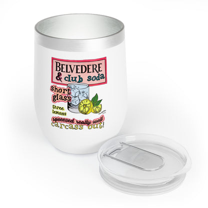 RHOBH Dorit  3 Lemons Carcass Out!, 12oz Wine Tumbler, featuring Dorit Kemsley