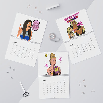 Real Housewives of 2026 by ColorUsBravo, 8" x 10" Wall Calendar