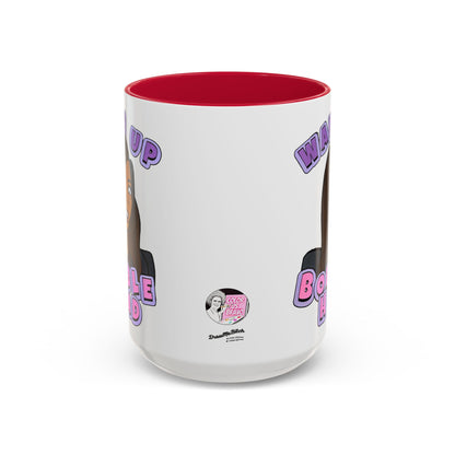 RHOSLC "Wake Up Bobblehead!", Ceramic Mug, (11oz, 15oz) featuring Mary Cosby