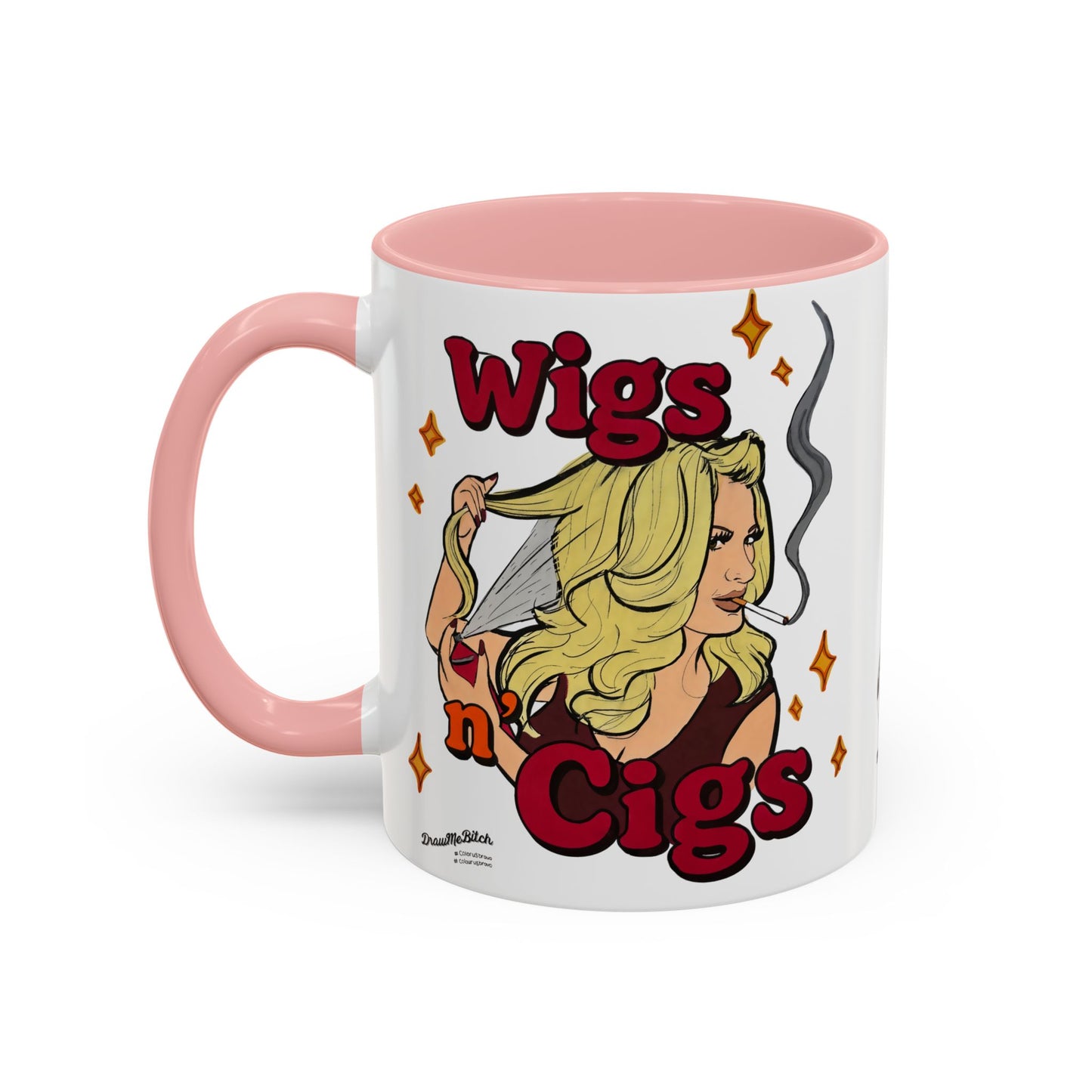 RHOA Kim "Wigs n' Cigs", Ceramic Mug, (11oz, 15oz) Featuring Kim Zolciak