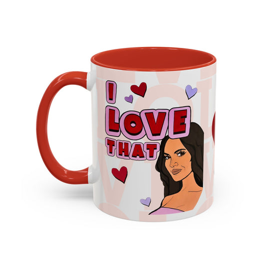 RHOSLC Lisa "Love That" Ceramic Mug, (11oz, 15oz)  featuring Lisa Barlow