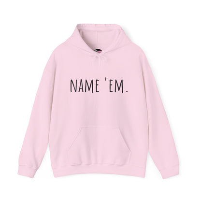 RHOBH Kyle vs. Sutton "NAME 'EM", Unisex Hoodie, featuring Kyle Richards and Sutton Stracke