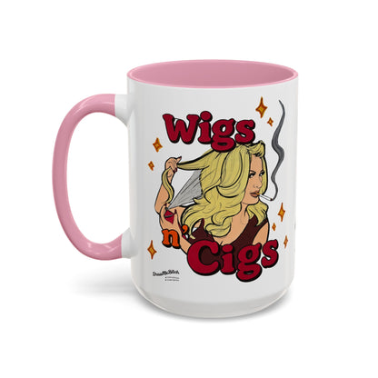 RHOA Kim "Wigs n' Cigs", Ceramic Mug, (11oz, 15oz) Featuring Kim Zolciak