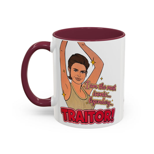 Traitors Lisa, Iconic, Legendary, Traitor!, Ceramic Mug, Various Sizes & Colors, featuring Lisa Rinna