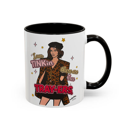 Traitors Maura Tinks Tree Tray-ers, Ceramic Mug, Various Sizes & Colors, featuring Maura Higgins