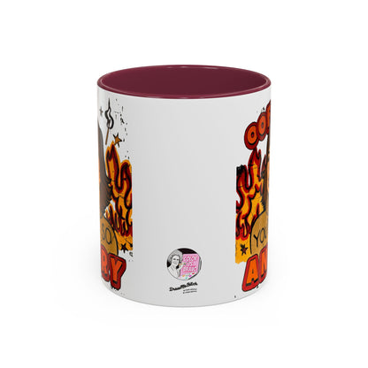 RHOBH, "OOF You're Angry" Ceramic Mug, (11oz, 15oz) featuring Lisa Rinna