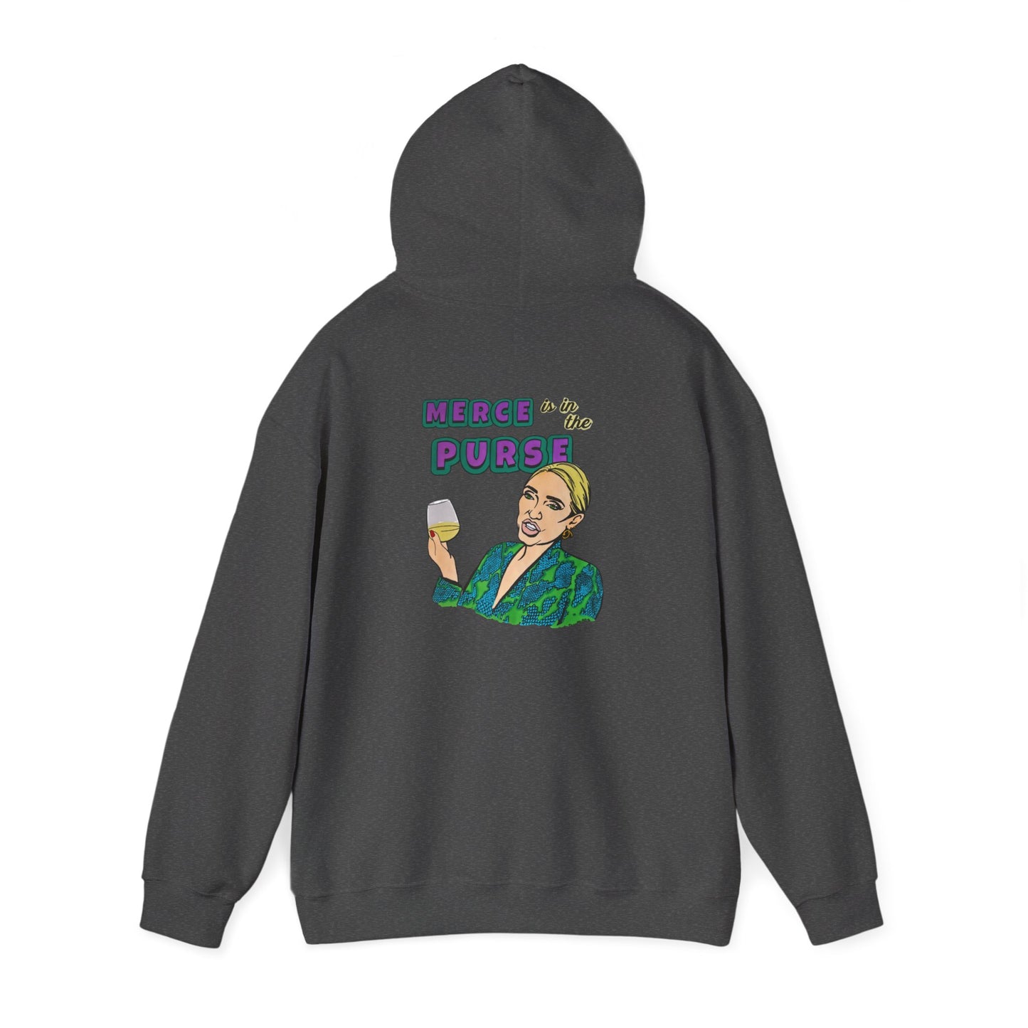 RHOBH Erika "Merce is in the Purse", Unisex Hoodie, featuring Erika Jayne