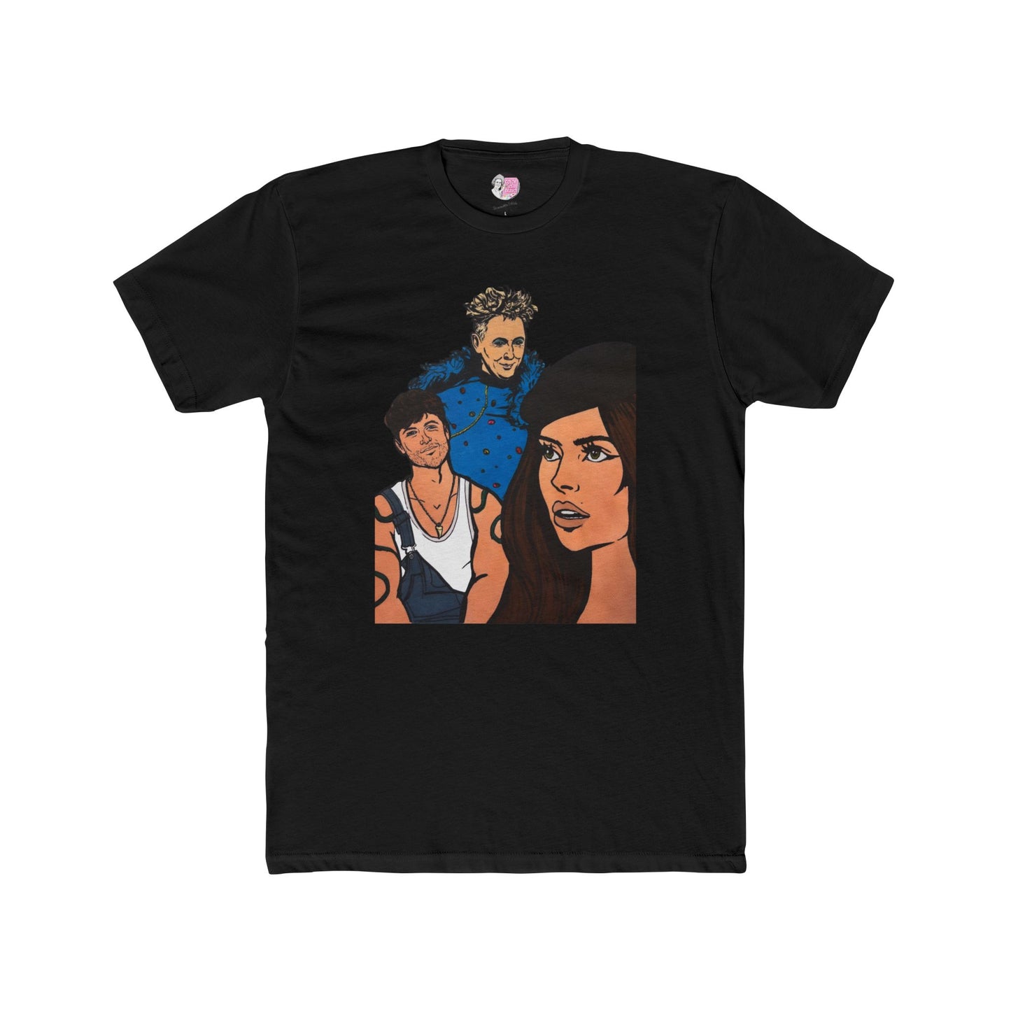 Traitors Rob/Maura/Allan Finale, Unisex Cotton Crew Tee Featuring Rob Rausch, Maura Higgins, Allan Cumming
