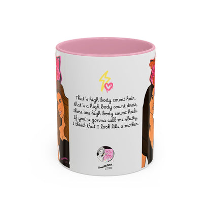 RHOSLC High Body Count Hair, Ceramic Mug, (11oz, 15oz) Featuring Angie K & Britani Bateman