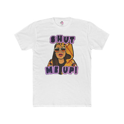 RHOSLC Shut Me Up! Unisex Cotton Crew Tee Featuring Mary Cosby