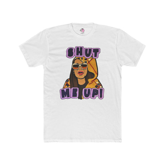 RHOSLC Shut Me Up! Unisex Cotton Crew Tee Featuring Mary Cosby