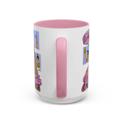 RHORI Alicia Loves Janes Fonda, Ceramic Mug, (11oz, 15oz) featuring Kelsey Swanson & Rosie Woods