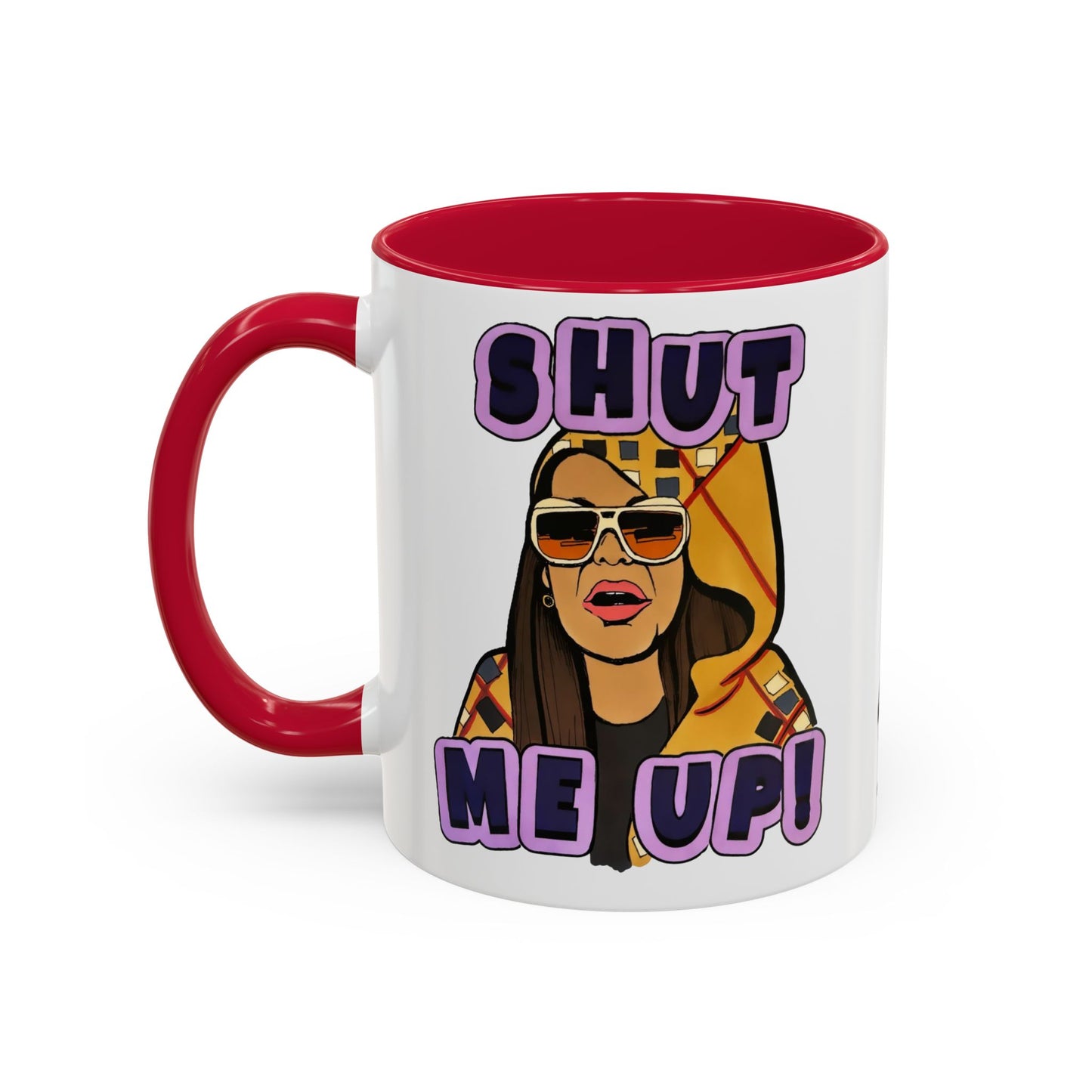 RHOSLC Shut Me Up!, Ceramic Mug, (11oz, 15oz) Featuring Mary Cosby