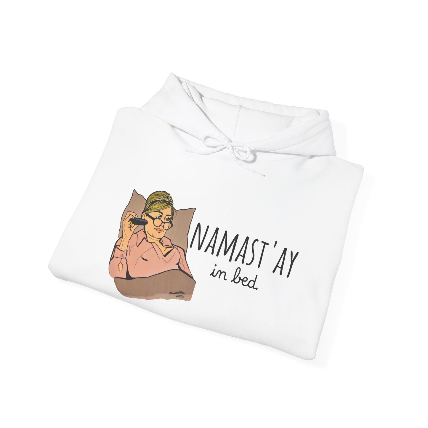 RHONY Sonja in bed with Crown, Unisex Hoodie, featuring Sonja Morgan