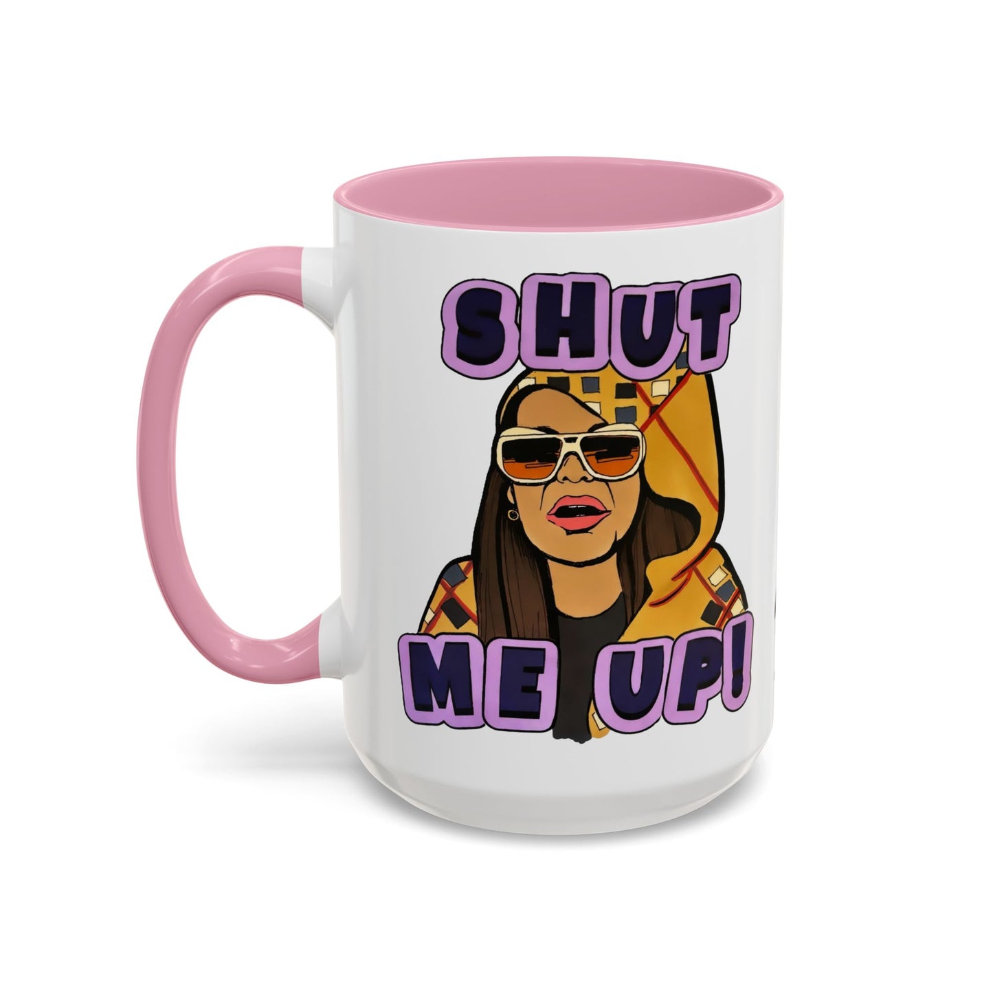 RHOSLC Shut Me Up!, Ceramic Mug, (11oz, 15oz) Featuring Mary Cosby