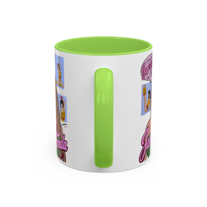 RHORI Alicia Loves Janes Fonda, Ceramic Mug, (11oz, 15oz) featuring Kelsey Swanson & Rosie Woods