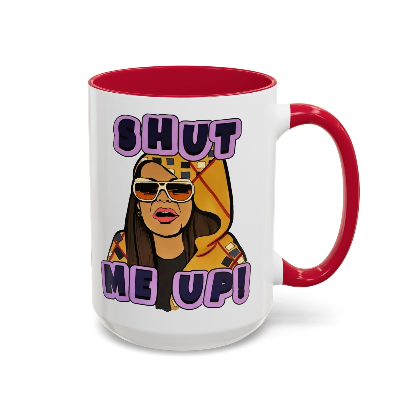 RHOSLC Shut Me Up!, Ceramic Mug, (11oz, 15oz) Featuring Mary Cosby