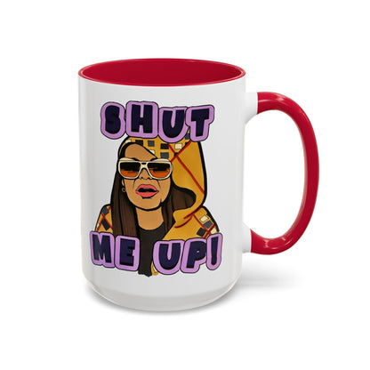 RHOSLC Shut Me Up!, Ceramic Mug, (11oz, 15oz) Featuring Mary Cosby