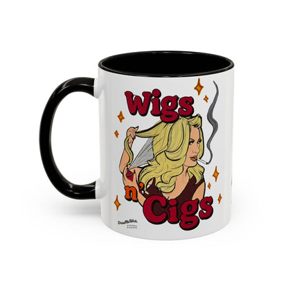 RHOA Kim "Wigs n' Cigs", Ceramic Mug, (11oz, 15oz) Featuring Kim Zolciak