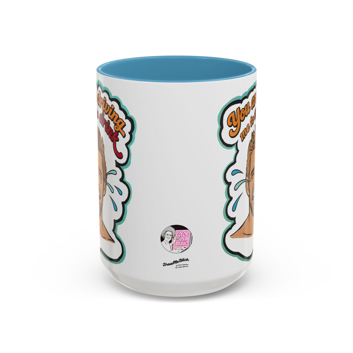 Summer House Kyle Driving to the Drink, Ceramic Mug, (11oz, 15oz) featuring Kyle Cooke