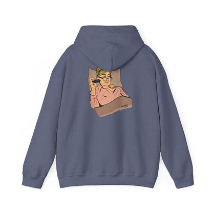 RHONY Sonja in bed with Crown, Unisex Hoodie, featuring Sonja Morgan