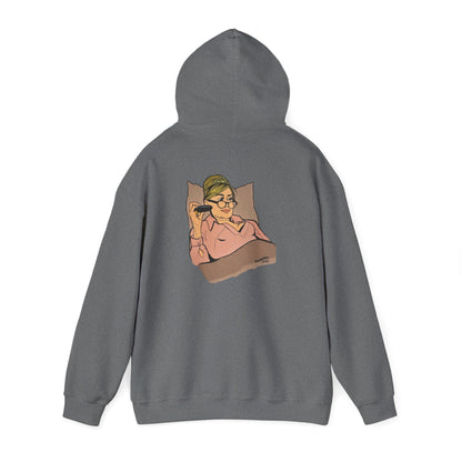 RHONY Sonja in bed with Crown, Unisex Hoodie, featuring Sonja Morgan