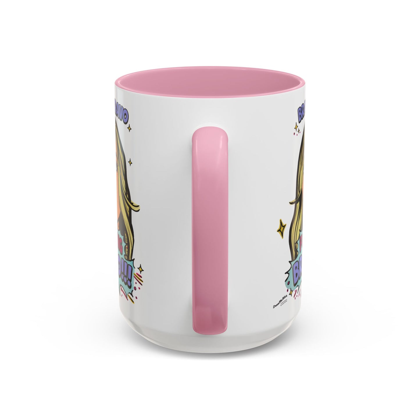 RHOBH Denise Bravo Bravo Bravo, Ceramic Mug, Various Sizes & Colors, featuring Denise Richards