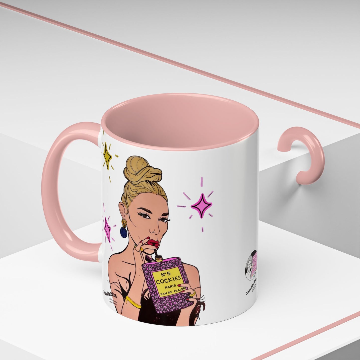 RHOM Marysol Cockies, Ceramic Mug, (11oz, 15oz) featuring Marysol Patton