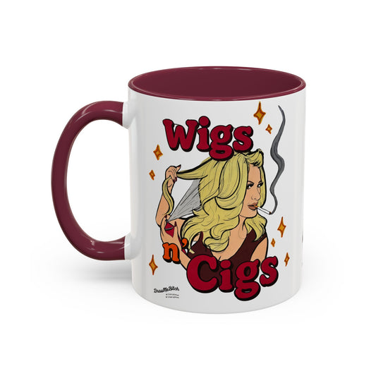 RHOA Kim "Wigs n' Cigs", Ceramic Mug, (11oz, 15oz) Featuring Kim Zolciak