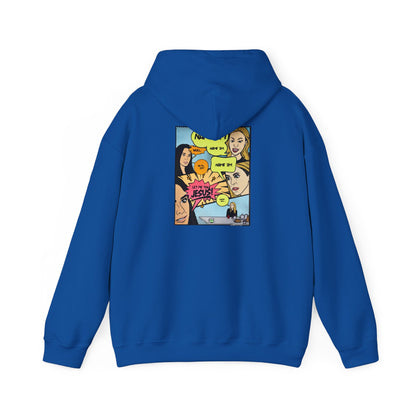 RHOBH Kyle vs. Sutton "NAME 'EM", Unisex Hoodie, featuring Kyle Richards and Sutton Stracke