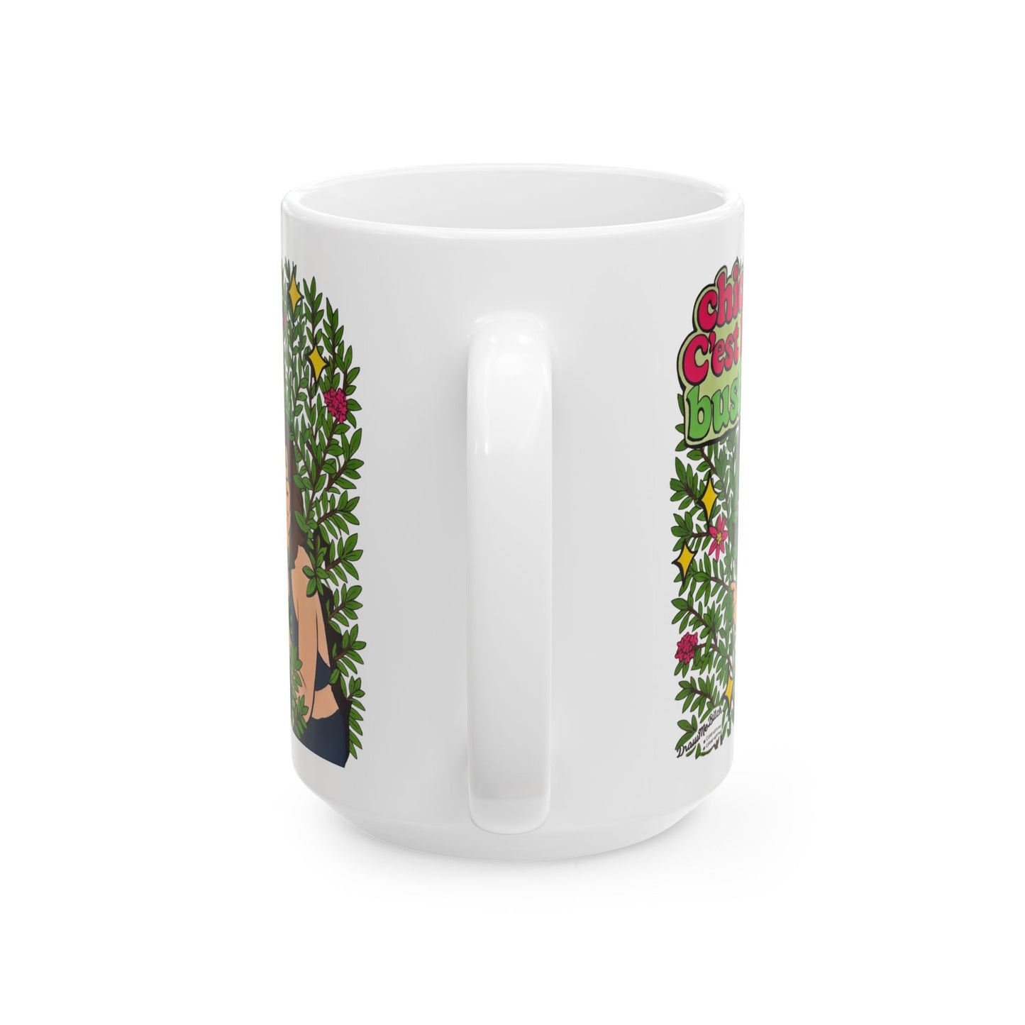 RHONY Luann Chic C'est La Bush, Ceramic Mug, (11oz, 15oz) Featuring Luann De Lesseps