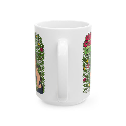 RHONY Luann Chic C'est La Bush, Ceramic Mug, (11oz, 15oz) Featuring Luann De Lesseps