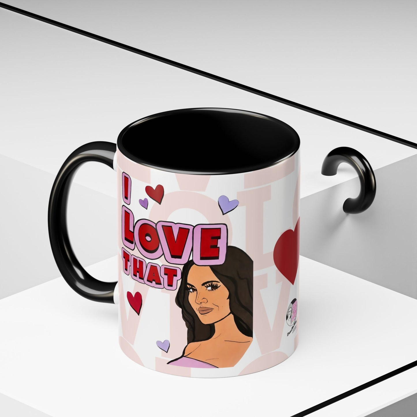 RHOSLC Lisa "Love That" Ceramic Mug, (11oz, 15oz)  featuring Lisa Barlow
