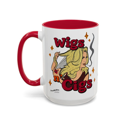 RHOA Kim "Wigs n' Cigs", Ceramic Mug, (11oz, 15oz) Featuring Kim Zolciak