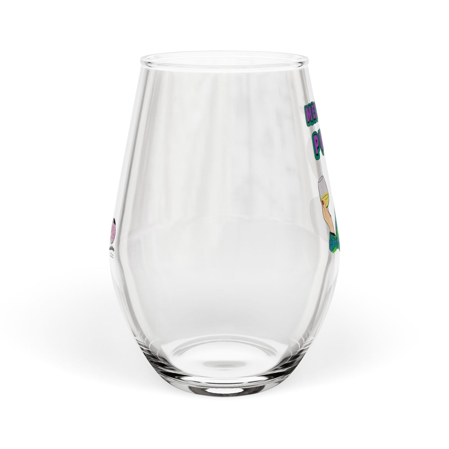 RHOBH "Merce Is In The Purse", 12oz Stemless Wine Glass, featuring Erika Jayne