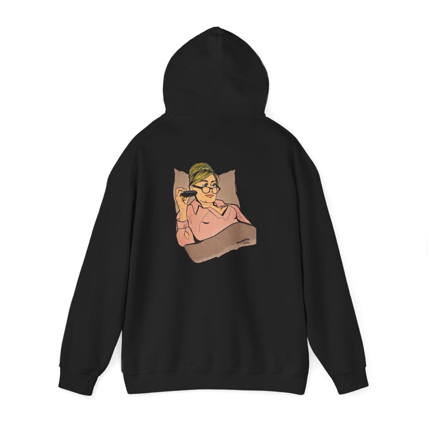 RHONY Sonja in bed with Crown, Unisex Hoodie, featuring Sonja Morgan