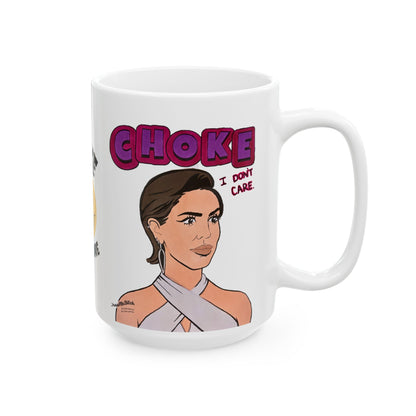 VPR "Choke", Ceramic Mug, (11oz, 15oz) featuring Katie Maloney