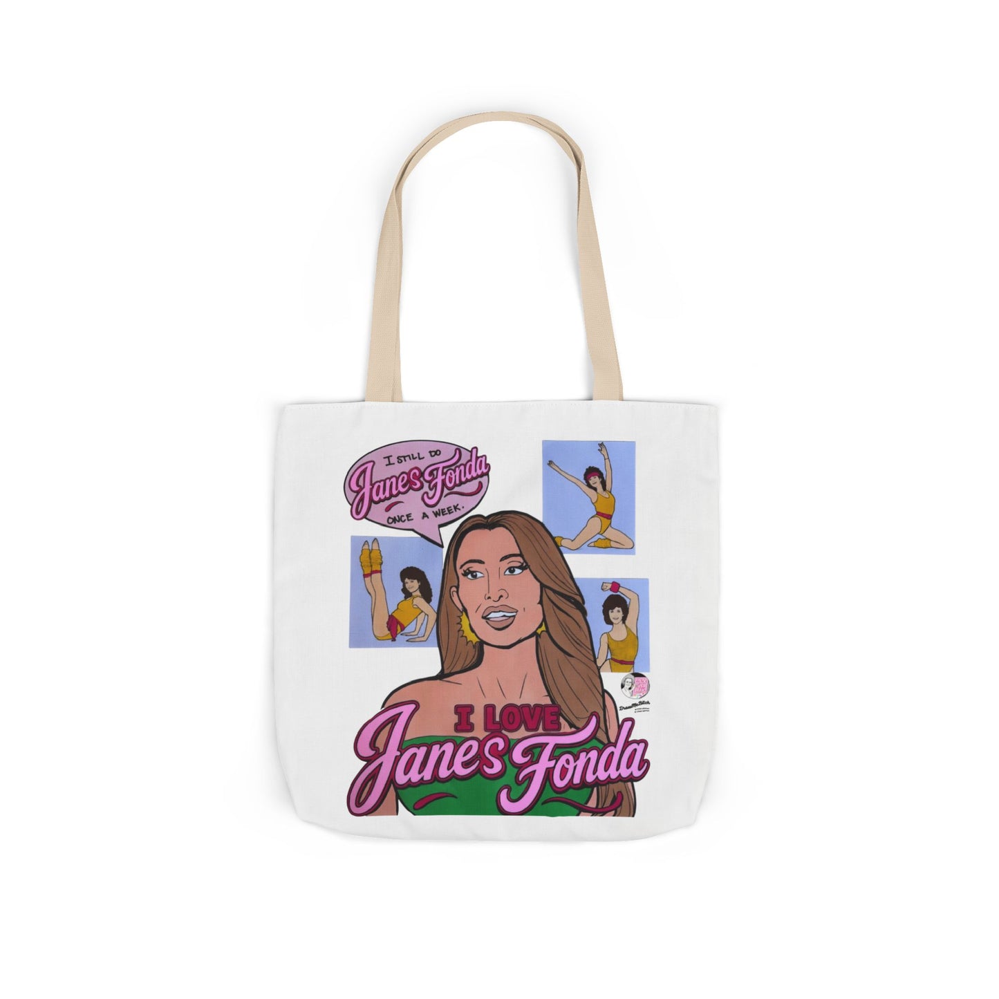 RHORI Alicia Loves Janes Fonda, Tote Bag featuring Alicia Carmody
