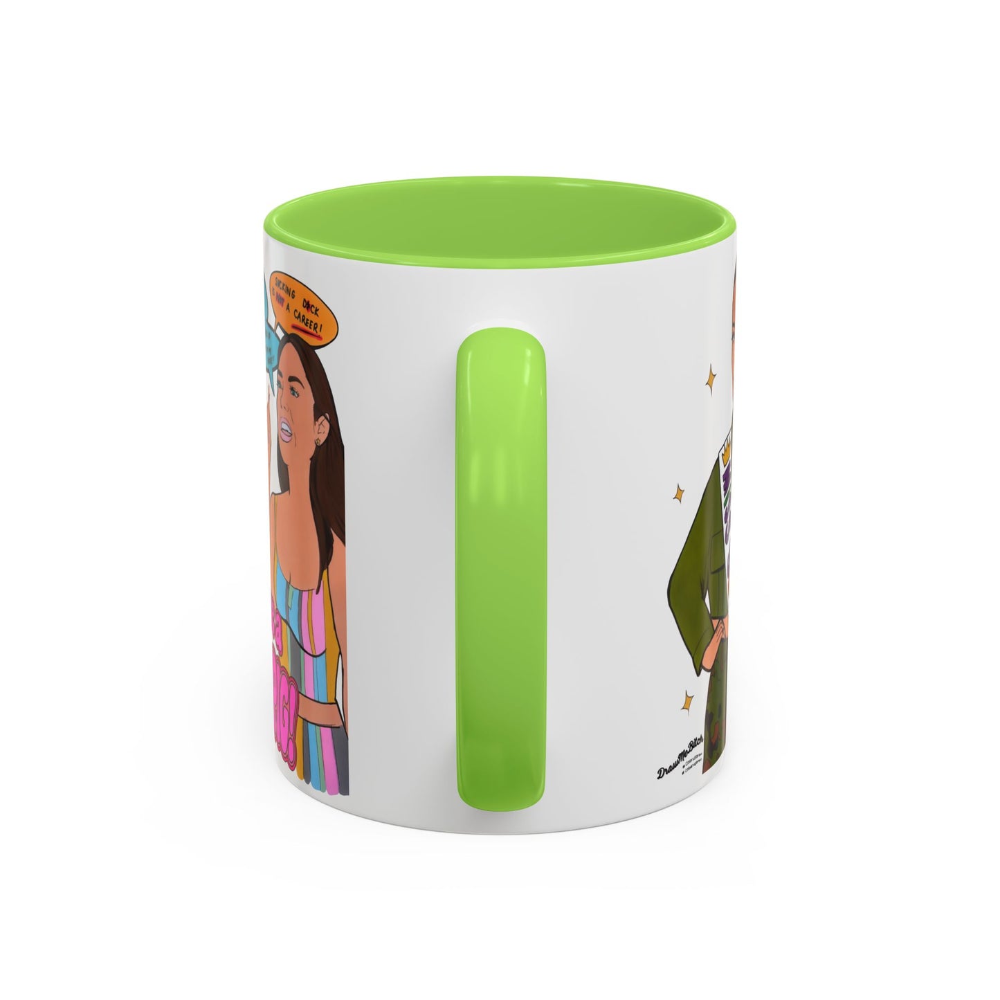 RHORI Kelsey vs. Rosie SLAM PIG, Ceramic Mug, (11oz, 15oz) featuring Kelsey Swanson & Rosie Woods