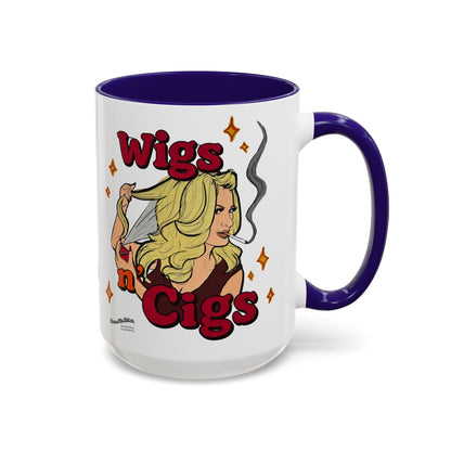 RHOA Kim "Wigs n' Cigs", Ceramic Mug, (11oz, 15oz) Featuring Kim Zolciak