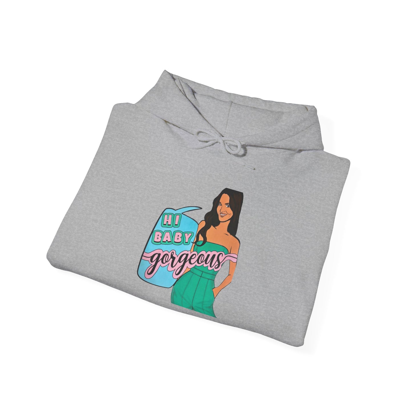 RHOSLC Lisa "Hey Baby Gorgeous!", Unisex Hoodie, featuring Lisa Barlow