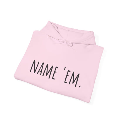 RHOBH Kyle vs. Sutton "NAME 'EM", Unisex Hoodie, featuring Kyle Richards and Sutton Stracke