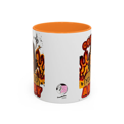 RHOBH, "OOF You're Angry" Ceramic Mug, (11oz, 15oz) featuring Lisa Rinna