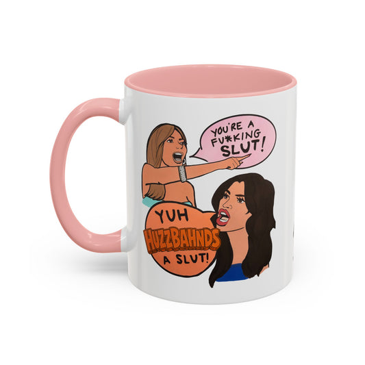 RHORI Jo-Ellen vs. Rulla Ceramic Mug, (11oz, 15oz) featuring Jo-Ellen Tiberi and Rulla Pontarelli