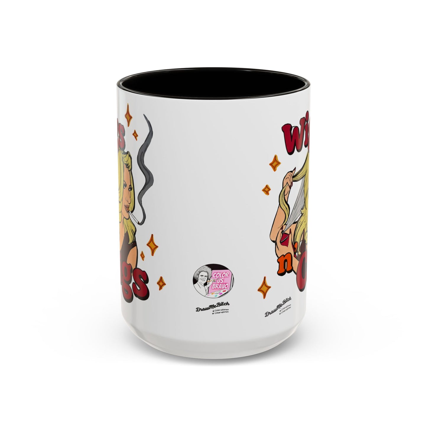 RHOA Kim "Wigs n' Cigs", Ceramic Mug, (11oz, 15oz) Featuring Kim Zolciak