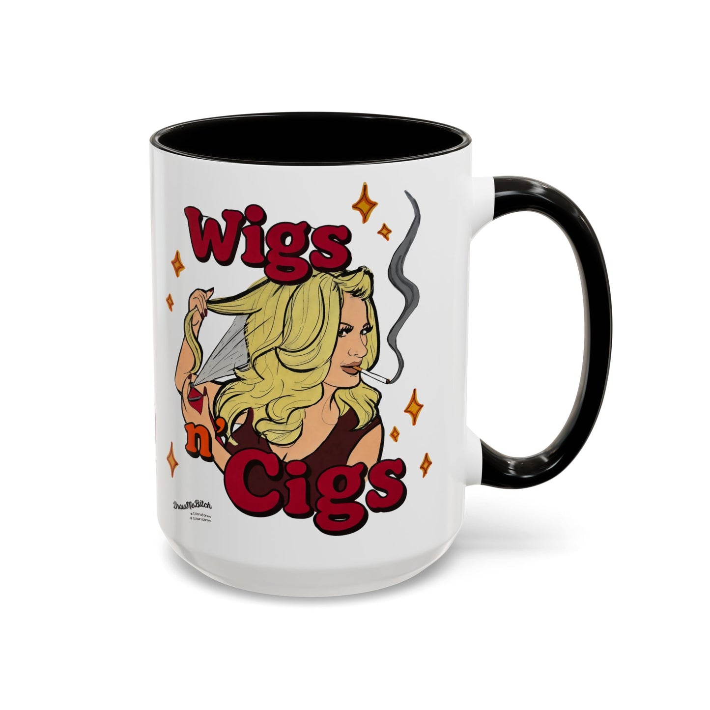RHOA Kim "Wigs n' Cigs", Ceramic Mug, (11oz, 15oz) Featuring Kim Zolciak